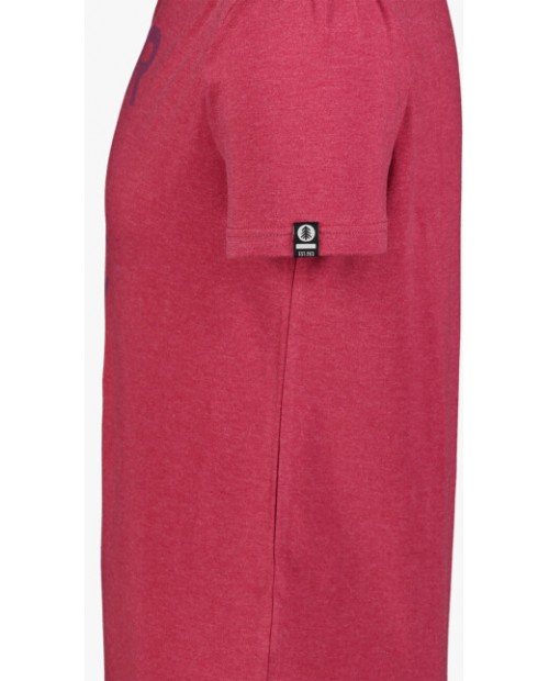 MEN'S WINE RED COTTON T-SHIRT OBEDIENT - NBSMT7258