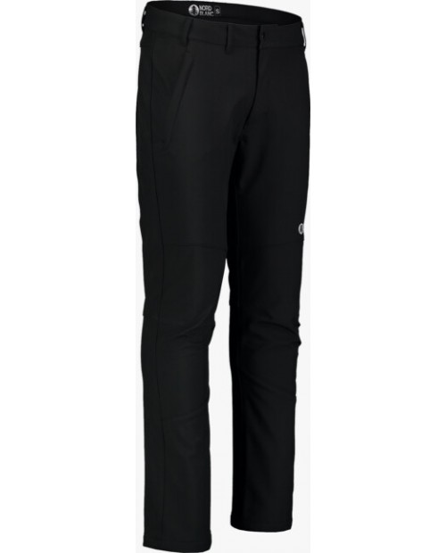 MEN'S BLACK SOFTSHELL PANTS WITH FLEECE STABILIZE