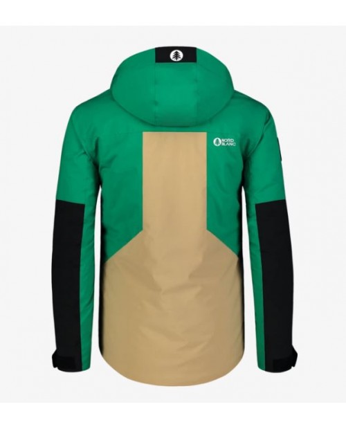 Men's beige ski and snowboard jacket IMPRESSIVE
