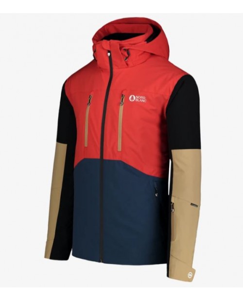 Men's beige ski and snowboard jacket IMPRESSIVE