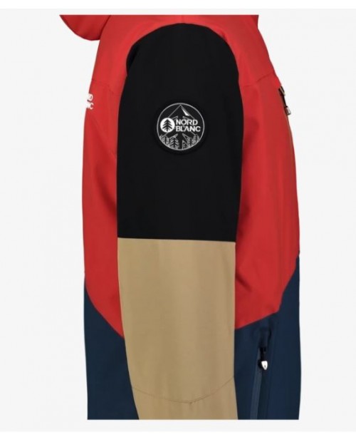 Men's beige ski and snowboard jacket IMPRESSIVE