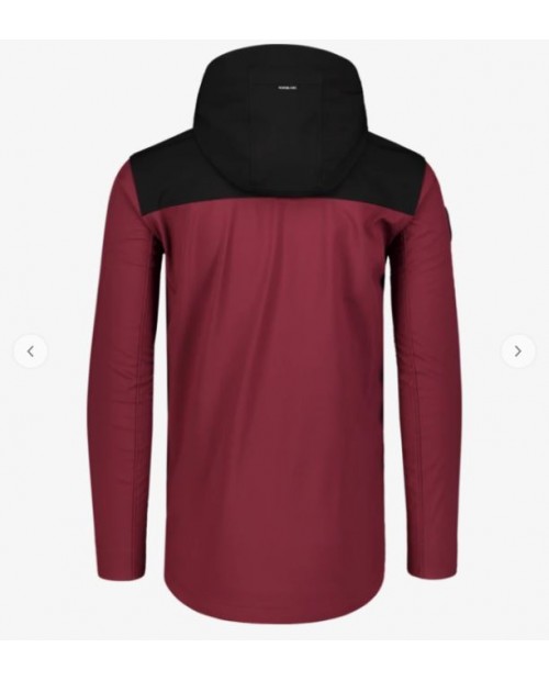 Men's wine red softshell sweatshirt TREKKING