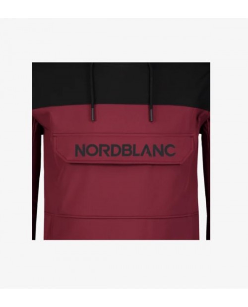 Men's wine red softshell sweatshirt TREKKING