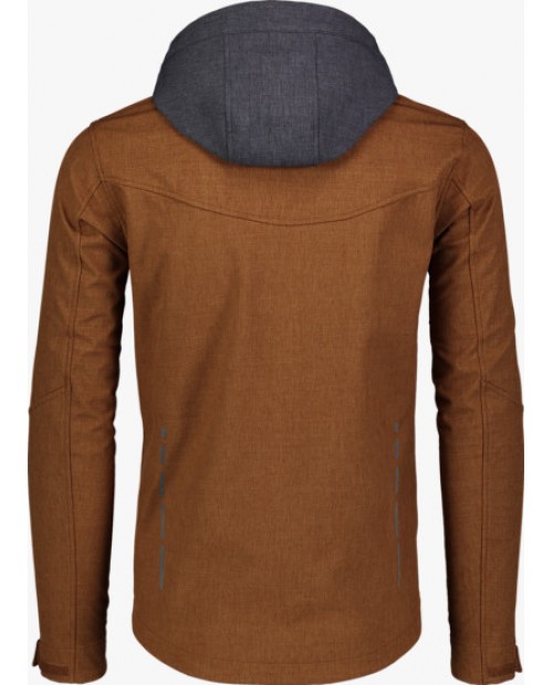 Mens softshell jacket with fleece aid