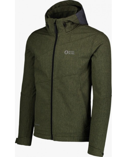 Mens softshell jacket with fleece aid