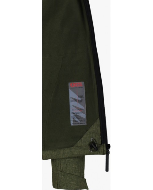 Mens softshell jacket with fleece aid