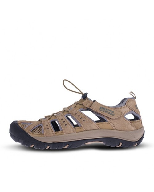 Mens outdoor leather sandal ORBIT