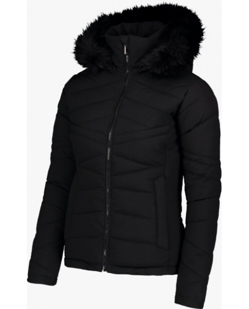 Womens winter jacket pucker
