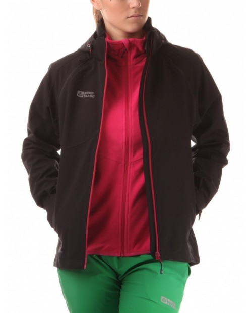 Ladies 2-in-1 membrane light softshell 3LL jacket 4x4 stretch