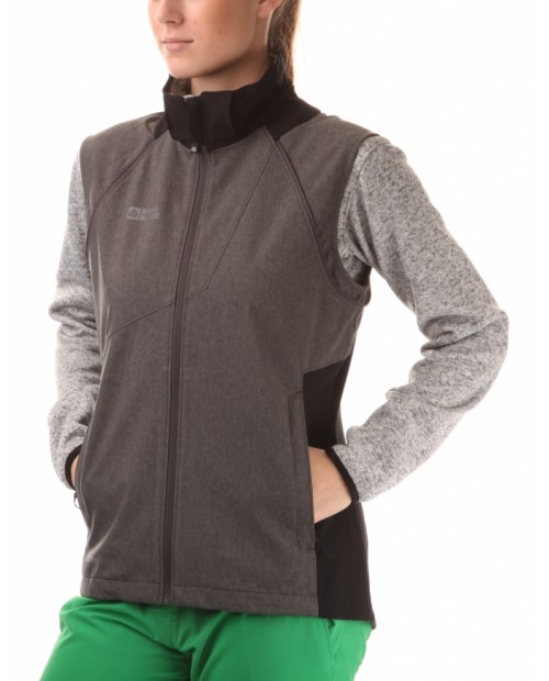 Ladies 2-in-1 membrane light softshell 3LL jacket 4x4 stretch