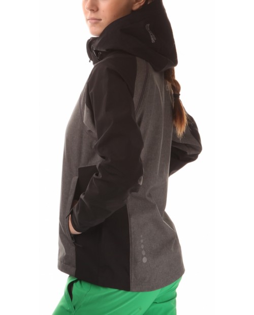 Ladies 2-in-1 membrane light softshell 3LL jacket 4x4 stretch