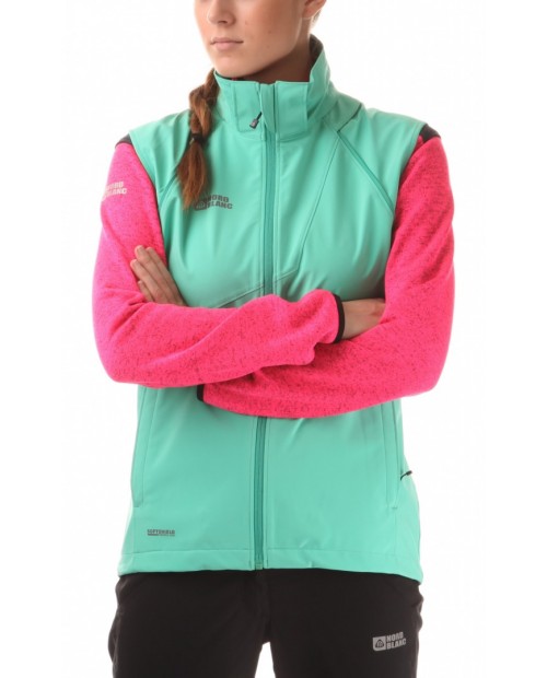 Ladies 2-in-1 membrane light softshell 3LL jacket 4x4 stretch