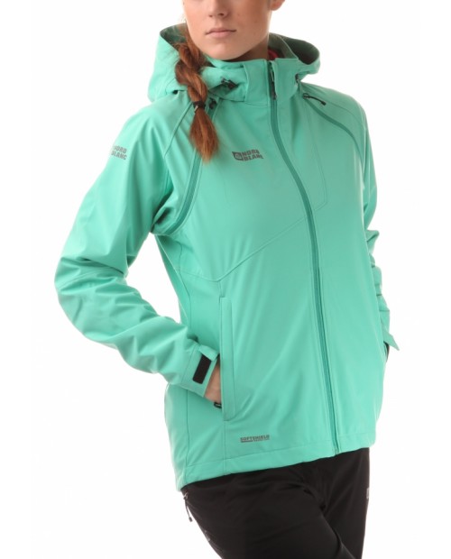 Ladies 2-in-1 membrane light softshell 3LL jacket 4x4 stretch