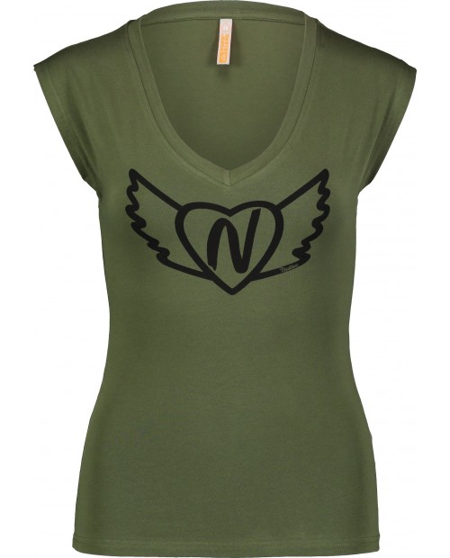 Womens elastic t-shirt WINGED