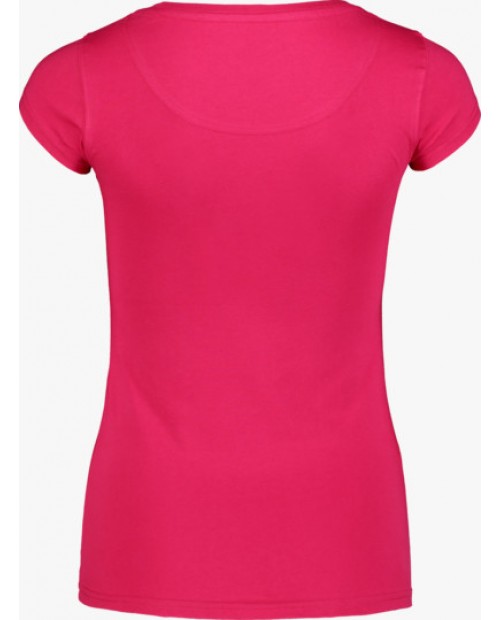 Womens cotton t-shirt notch