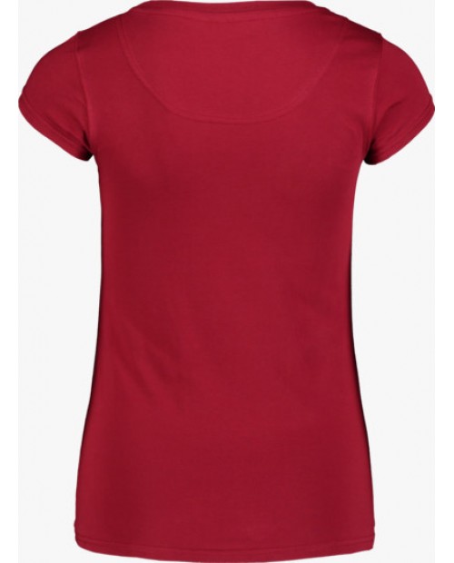 Womens cotton t-shirt notch