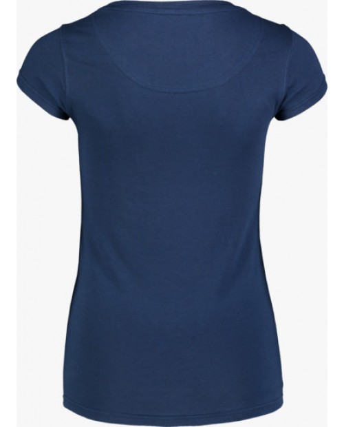 Womens cotton t-shirt notch