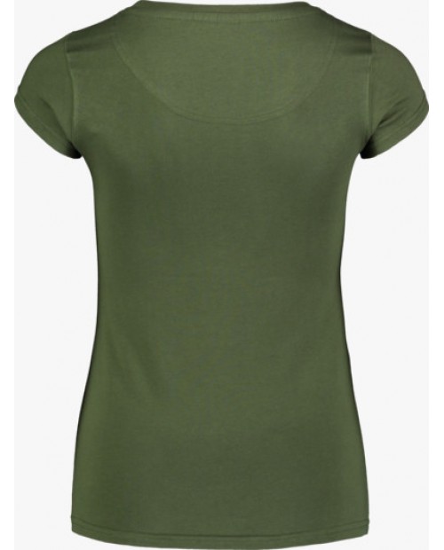 Womens cotton t-shirt notch